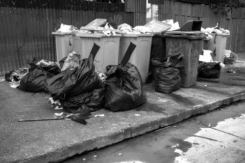 Residential skip container placed in Cranford driveway