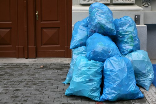 Safety protocols during demolition waste removal